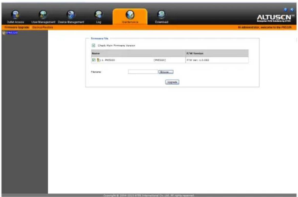 ATEN Power Over the NET PN5320 - Firmware Upgrade - 1