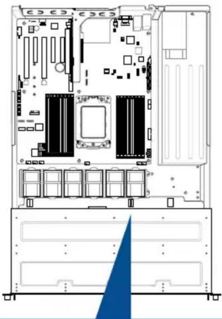 ASUS RS500A-E9-PS4 - SATA/SAS backplane cabling - 1