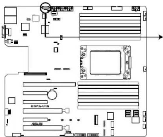 ASUS RS500A-E9-PS4 - Power Supply SMBus connector (5-pin PSUSMB1) - 1