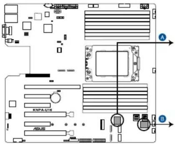 ASUS RS500A-E9-PS4 - Serial ATA connectors (7-pin SATA1-4) - 1