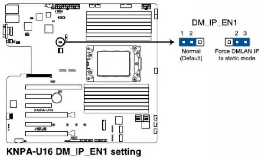 ASUS RS500A-E9-PS4 - DMLAN setting (3-pin DM\_IP\_EN1) - 1