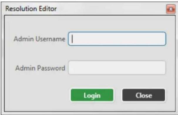 TV One C3-540 - Resolution Editor - 3