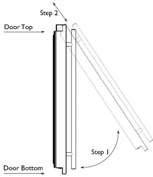 Door Top Step 2 Door Bottom Step 1