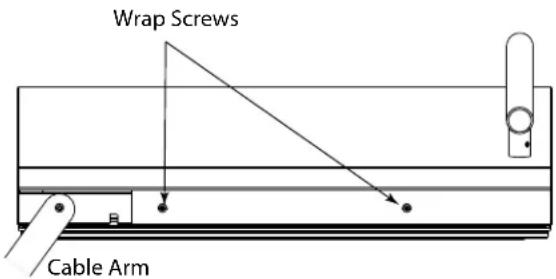 Wrap Screws Cable Arm