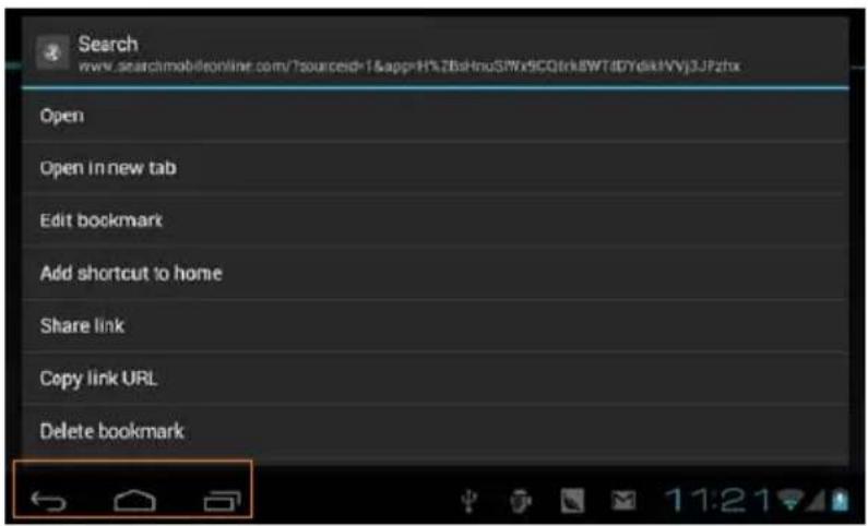 Sungale CyberUs ID720WTA - >> Managing Bookmark - 2