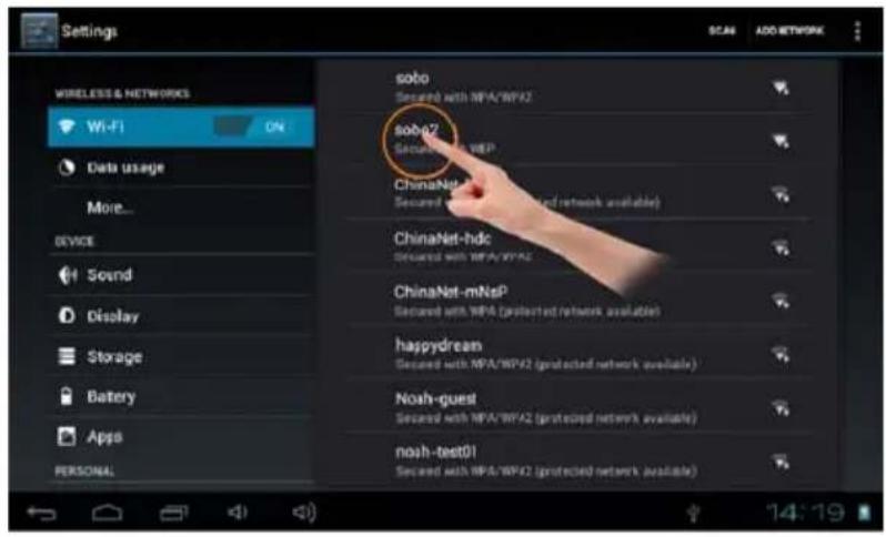 Sungale CyberUs ID720WTA - ◆ Wi-Fi Setting - 3