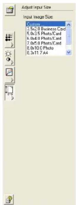 Adjust Input Size Input Image Size: Custom 3.5x2.0 Business Card 5.0x3.5 Photo/Card 6.0x4.0 Photo/Card 7.0x5.0 Photo/Card 8.0x10.0 Photo 6.3x11.7 A4