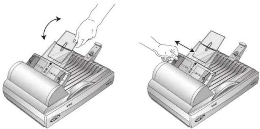 Visioneer One Touch 9650 - To load a stack of documents in the Automatic Document Feeder: - 1