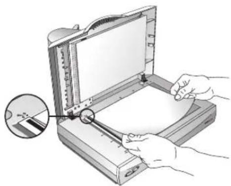 Visioneer One Touch 9650 - To load a single item: - 1