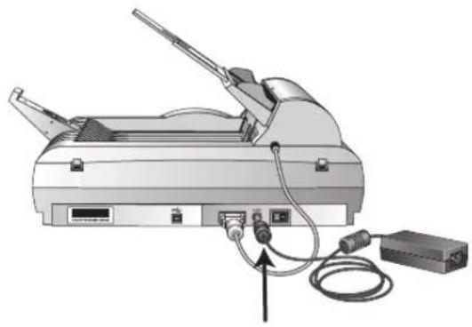 Visioneer One Touch 9650 - To connect the power supply: - 1