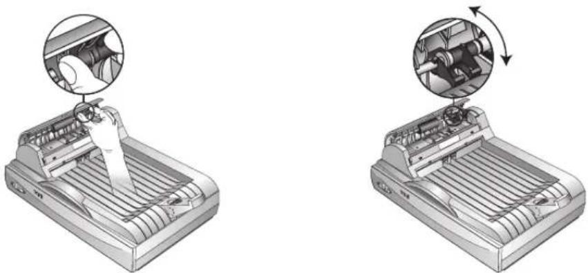 Visioneer One Touch 9650 - To replace the roller assembly: - 3