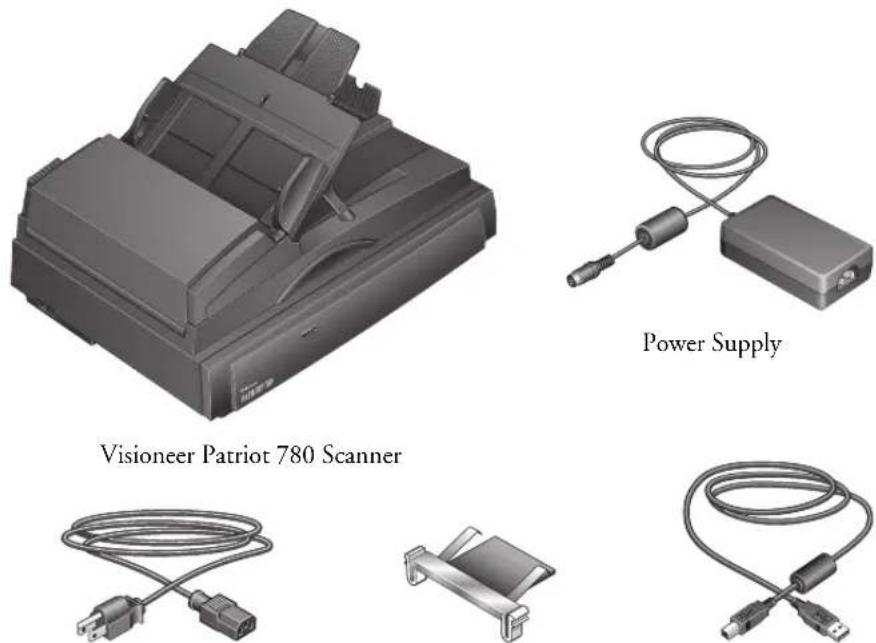 Visioneer Patriot 780 - WHAT'S IN THE BOX - 1
