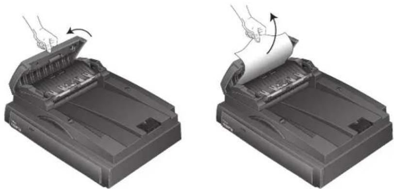 Visioneer Patriot 780 - To clear a paper jam: - 1