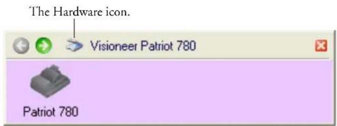 The Hardware icon. Visioner Patriot 780 Patriot 780