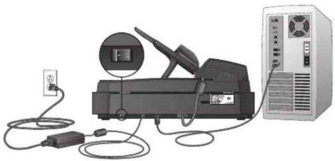 Visioneer Patriot 780 - STEP 4: CONNECT THE USB CABLE AND TURN ON THE POWER - 2
