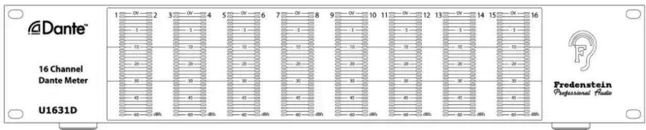 Fredenstein U1631D - Front View: - 1