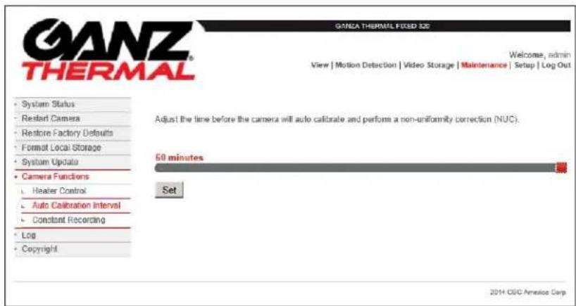 Ganz ZNT6-HBT1FN20 - Auto Calibration Interval - 1