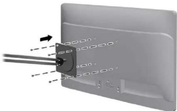 HP Business P222c - Mounting the Monitor - 5