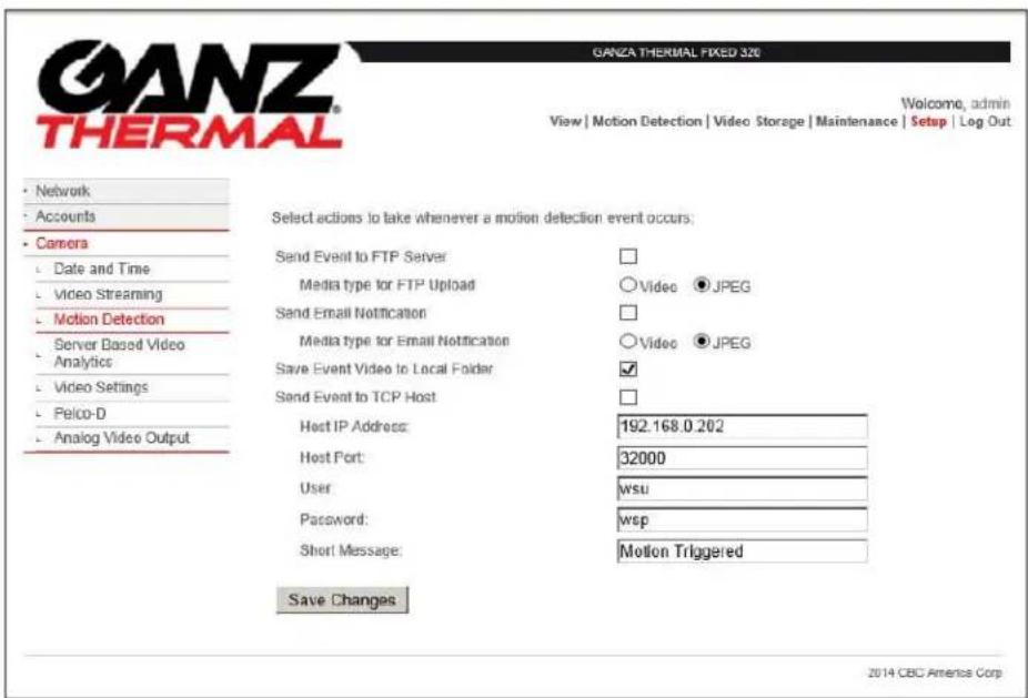 Ganz ZNT6-HAT2FN32 - Motion Detection - 1
