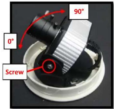 Arecont Vision MegaVideo D4S-AV1115-3312 - Adjusting the Tilt and Pan: - 1