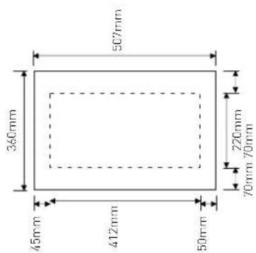 507mm 360mm 220mm 70mm 70mm 45mm 412mm 50mm