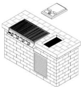 BeefEater Signature BS19252 - Installing the Inbuilt Side Burner - 2