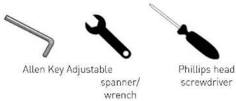 Allen Key Adjustable spanner/ wrench Phillips head screwdriver