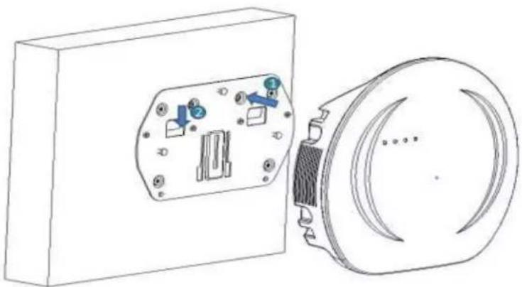 Amer WAP33DC - Wall Hanging Installation - 6