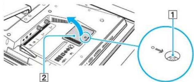 SONY Vaio VGC-LT18CE - Removing and Installing a Memory Module - 1