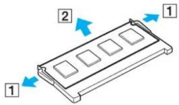 SONY Vaio VGC-LT18CE - Removing and Installing a Memory Module - 2