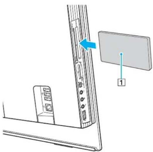SONY Vaio VGC-LS25CE - To insert an ExpressCard module - 1
