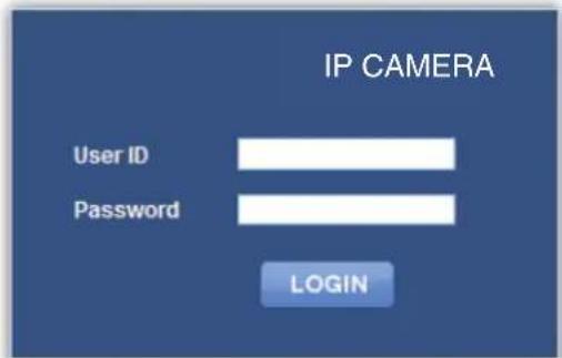 IP CAMERA User ID Password LOGIN