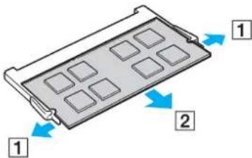 SONY Vaio VPCSB390 - Removing and Installing a Memory Module - 2