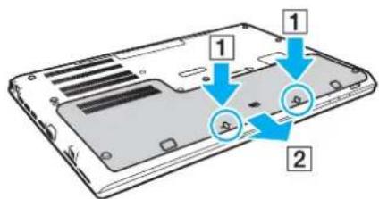 SONY Vaio VPCSB390 - To install the battery pack - 1