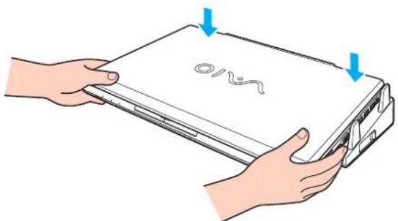 SONY Vaio VPCSB390 - Attaching Your Computer to the Port Replicator - 6