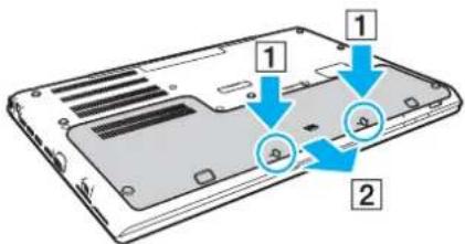 SONY Vaio VPCSB390 - Removing and Installing a Memory Module - 1