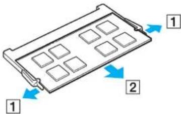 SONY Vaio VPCEB43 - Removing and Installing a Memory Module - 2