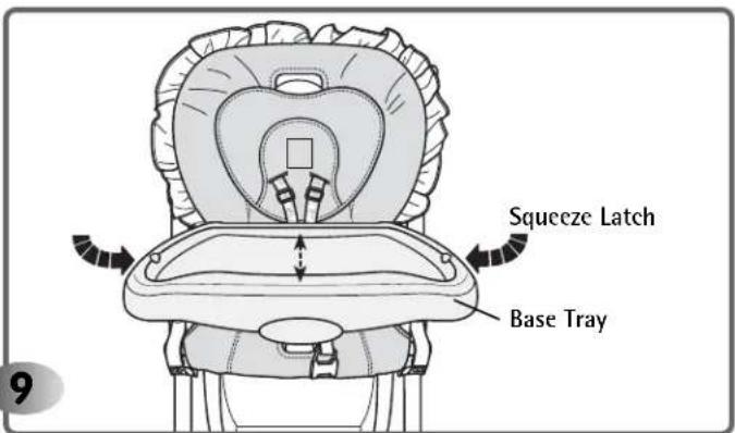 Squeeze Latch Base Tray