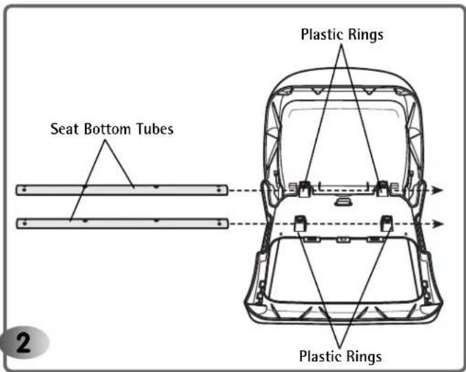 Seat Bottom Tubes Plastic Rings Plastic Rings 2