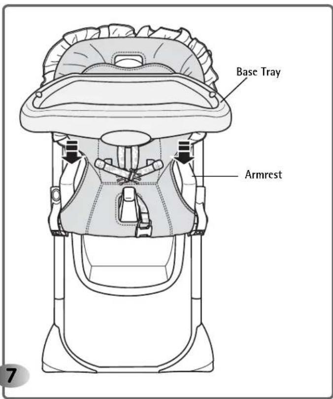 Base Tray Armrest