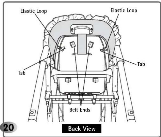 Elastic Loop Elastic Loop Tab Tab Belt Ends Back View 20