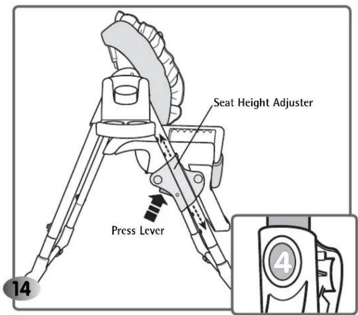 Seat Height Adjuster Press Lever