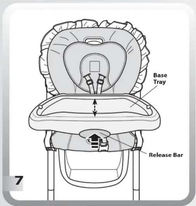 Base Tray Release Bar
