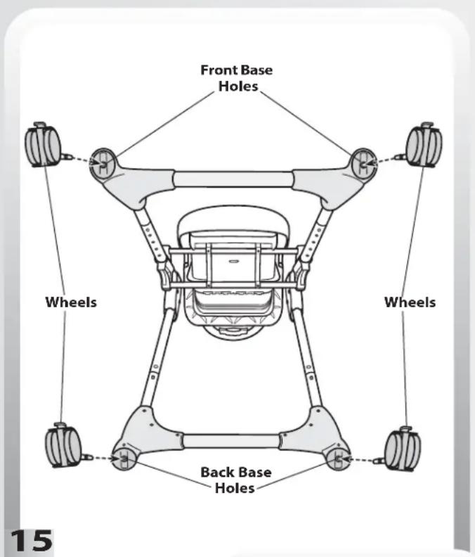 Front Base Holes Wheels Wheels Back Base Holes 15