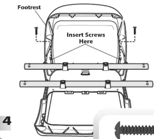 Footrest Insert Screws Here 4
