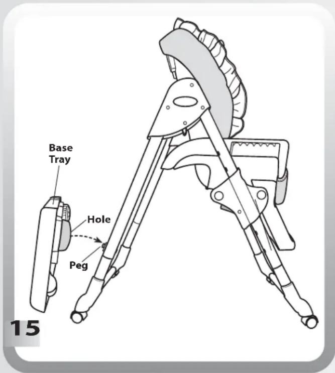 Base Tray Hole Peg 15
