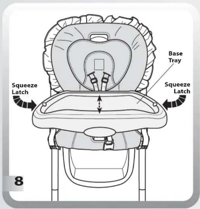 Squeeze Latch Base Tray Squeeze Latch 8