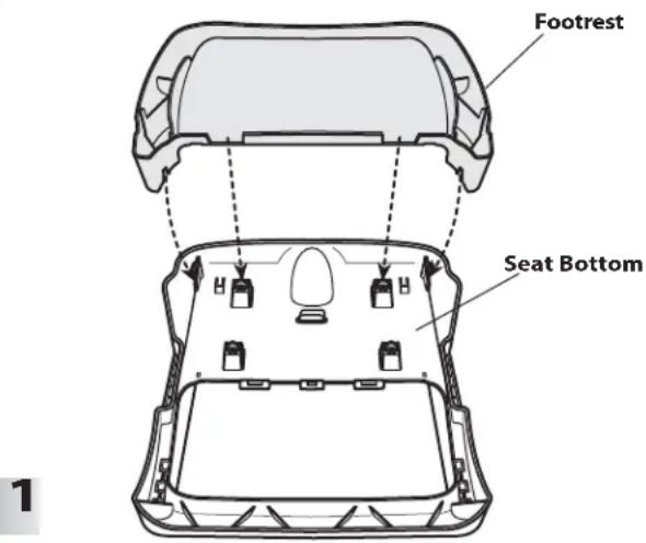 Footrest Seat Bottom