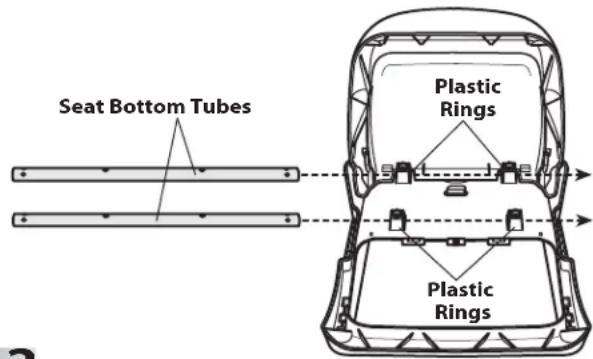 Seat Bottom Tubes Plastic Rings Plastic Rings