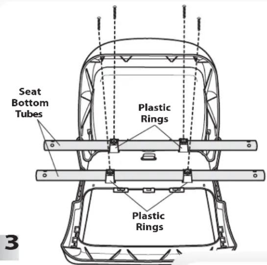 Seat Bottom Tubes Plastic Rings Plastic Rings 3